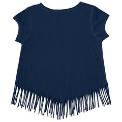 Tampa Bay Rays Tiny Turnip Girls Youth Prism Arrows Fringe T-Shirt On Sale