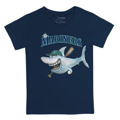 Seattle Mariners Tiny Turnip Youth Shark T-Shirt On Sale