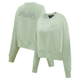 Atlanta Braves Pro Standard Women's Fleece Pullover Sweatshirt Online