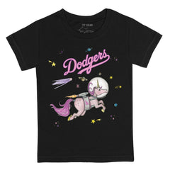 Los Angeles Dodgers Tiny Turnip Youth Space Unicorn T-Shirt discount