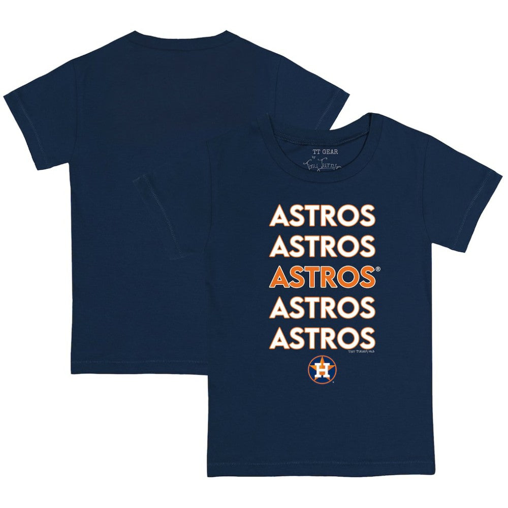 Houston Astros Tiny Turnip Youth Stacked T-Shirt On Sale