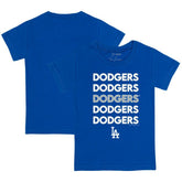 Los Angeles Dodgers Tiny Turnip Youth Stacked T-Shirt Clearance