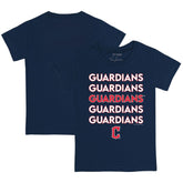 Cleveland Guardians Tiny Turnip Youth Stacked T-Shirt Near Me