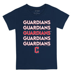 Cleveland Guardians Tiny Turnip Youth Stacked T-Shirt Near Me
