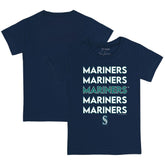 Seattle Mariners Tiny Turnip Youth Stacked T-Shirt Lifestyle