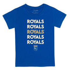 Kansas City Royals Tiny Turnip Youth Stacked T-Shirt Near Me