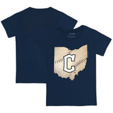 Cleveland Guardians Tiny Turnip Youth State Outline T-Shirt Clearance