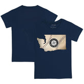 Seattle Mariners Tiny Turnip Youth State Outline T-Shirt Near Me