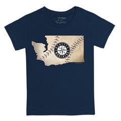 Seattle Mariners Tiny Turnip Youth State Outline T-Shirt Near Me