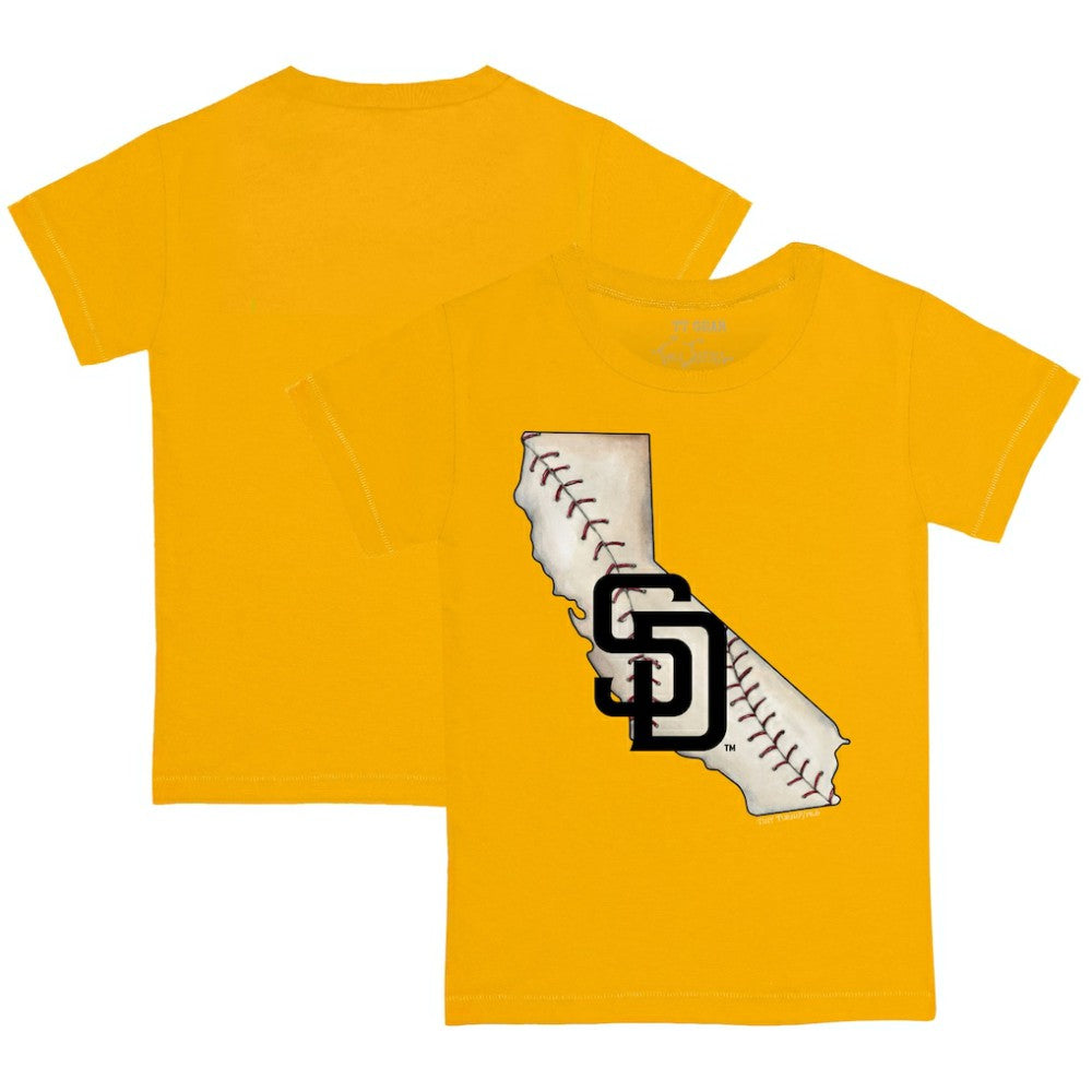 San Diego Padres Tiny Turnip Youth State Outline T-Shirt Sale