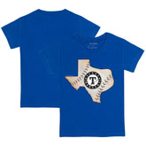 Texas Rangers Tiny Turnip Youth State Outline T-Shirt Clearance