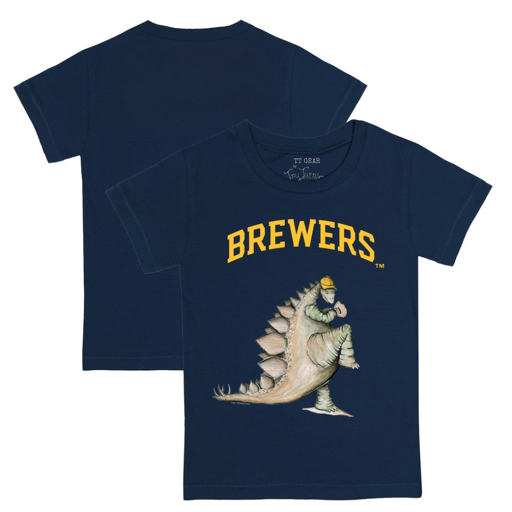 Milwaukee Brewers Tiny Turnip Youth Stega T-Shirt Clearance