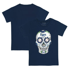 Tampa Bay Rays Tiny Turnip Youth Sugar Skull T-Shirt Lifestyle