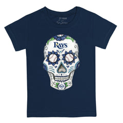 Tampa Bay Rays Tiny Turnip Youth Sugar Skull T-Shirt Lifestyle