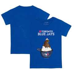 Toronto Blue Jays Tiny Turnip Youth Sundae Helmet T-Shirt Clearance