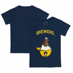 Milwaukee Brewers Tiny Turnip Youth Sundae Helmet T-Shirt for sale