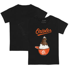 Baltimore Orioles Tiny Turnip Youth Sundae Helmet T-Shirt Near Me