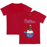 Philadelphia Phillies Tiny Turnip Youth Sundae Helmet T-Shirt Clearance