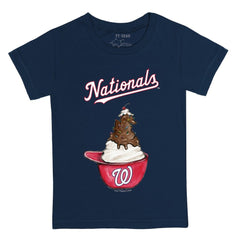 Washington Nationals Tiny Turnip Youth Sundae Helmet T-Shirt for sale