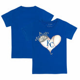 Kansas City Royals Tiny Turnip Youth Tiara Heart T-Shirt Online