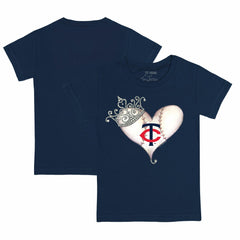 Minnesota Twins Tiny Turnip Youth Tiara Heart T-Shirt Online