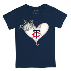 Minnesota Twins Tiny Turnip Youth Tiara Heart T-Shirt Online