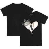 Chicago White Sox Tiny Turnip Youth Tiara Heart T-Shirt for sale