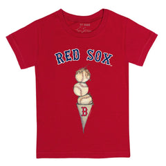 Boston Red Sox Tiny Turnip Youth Triple Scoop T-Shirt Lifestyle