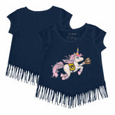 Milwaukee Brewers Tiny Turnip Girls Youth Unicorn Fringe T-Shirt Clearance