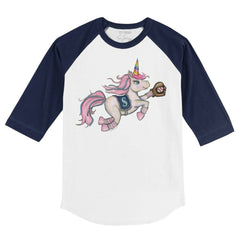Seattle Mariners Tiny Turnip Youth Unicorn 3/4-Sleeve Raglan T-Shirt discount