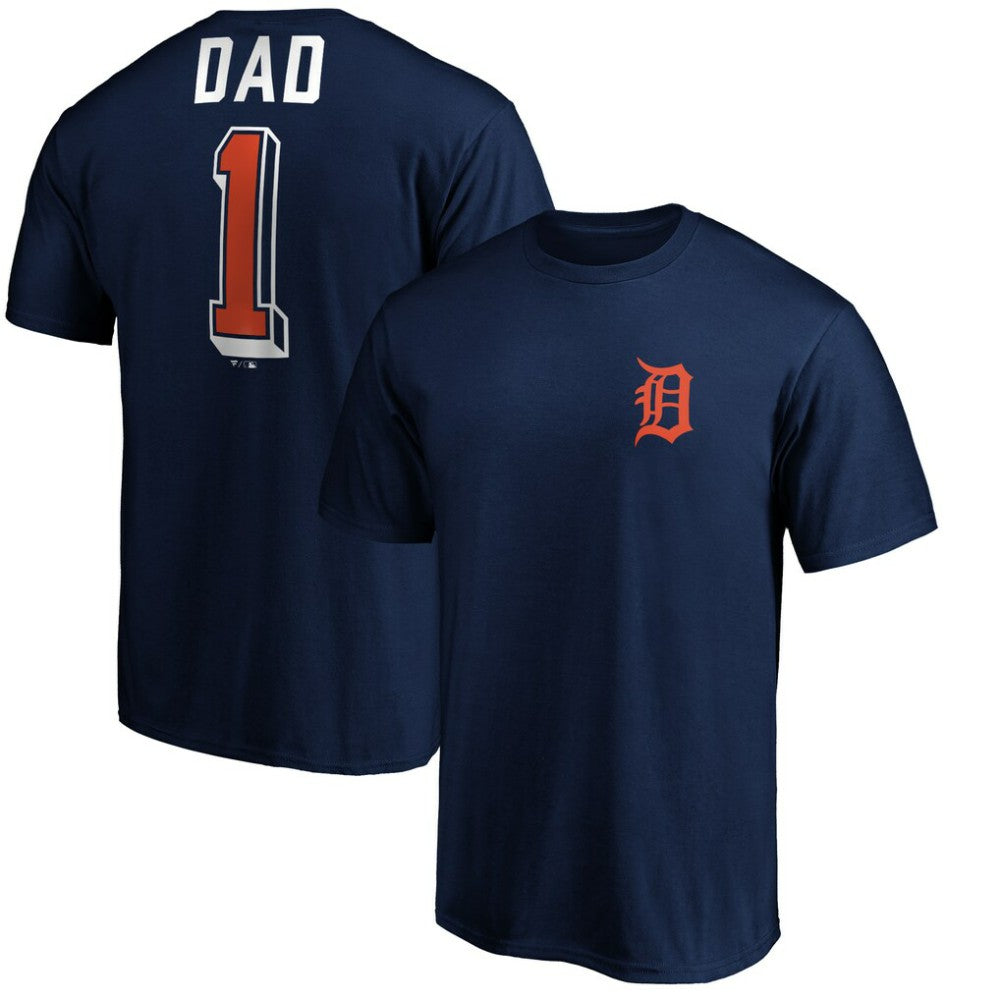 Detroit Tigers Number One Dad T-Shirt Sale