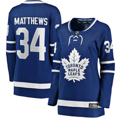 Auston Matthews Toronto Maple Leafs - Fanatics Women's Home Breakaway Jersey Blue