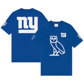 New York Giants OVO Owl Logo T-Shirt Royal - NFL