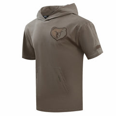 NBA - Memphis Grizzlies Pro Standard Neutrals Short Sleeve Pullover Hoodie - Brown