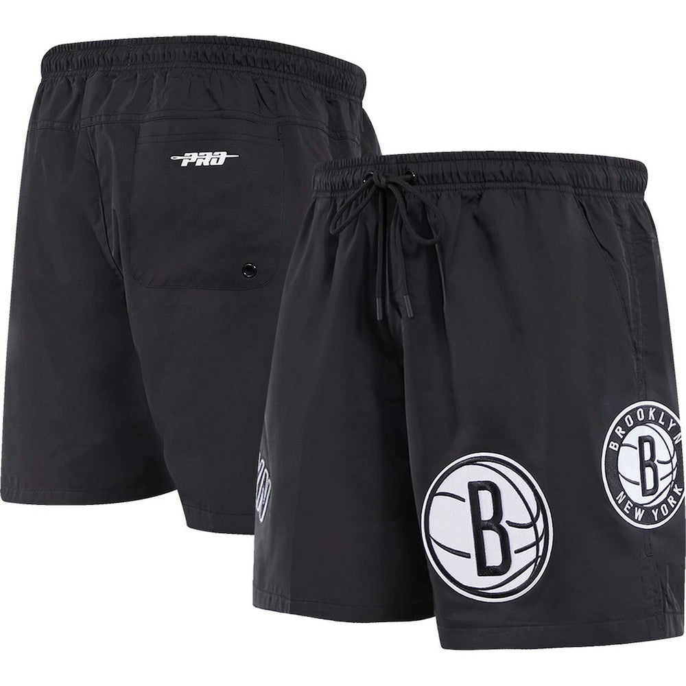NBA - Brooklyn Nets Pro Standard Classics Woven Shorts - Black