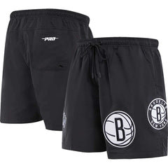 NBA - Brooklyn Nets Pro Standard Classics Woven Shorts - Black