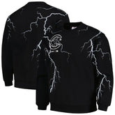 Chicago Cubs PLEASURES Lightning Crewneck Pullover Sweatshirt Online
