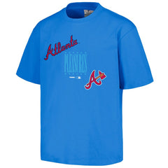Atlanta Braves PLEASURES Repurpose T-Shirt On Sale