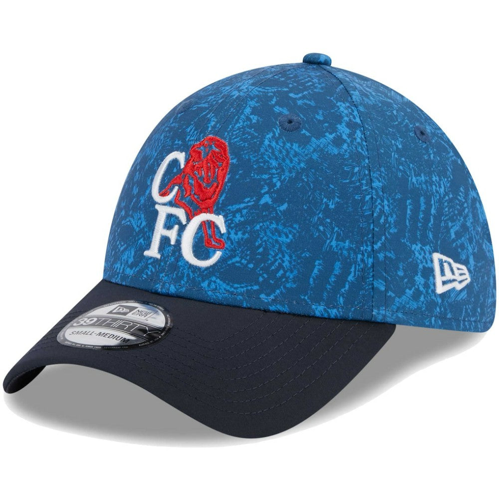 New Era Chelsea New Era Retro All Over Print 39THIRTY Flex Hat - Blue/Navy