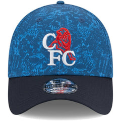 New Era Chelsea New Era Retro All Over Print 39THIRTY Flex Hat - Blue/Navy