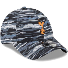 New Era Tottenham Hotspur New Era Wave All Over Print 9FORTY Adjustable Hat - Black