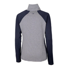Washington Nationals Cutter & Buck Women's Americana Logo Forge Tonal Stripe Stretch Half-Zip Pullover Top discount