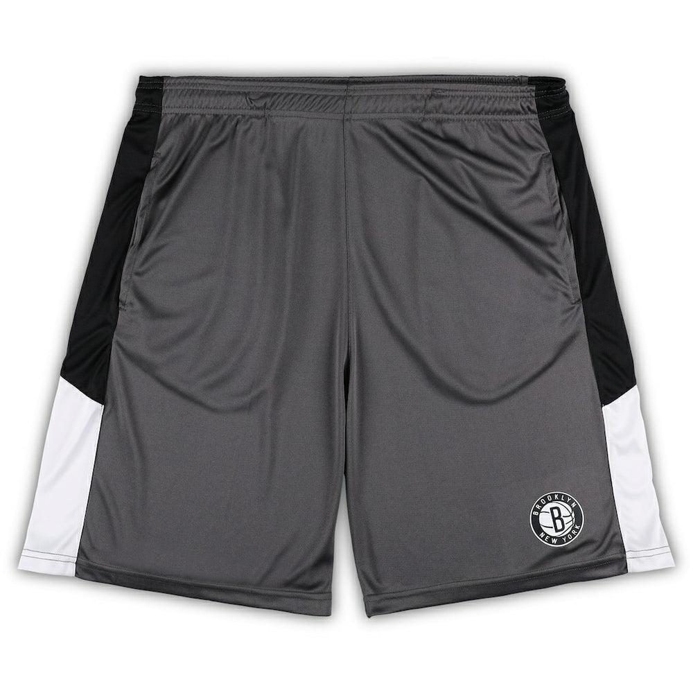 Fanatics - Brooklyn Nets Big & Tall Shorts - Gray