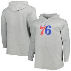 Fanatics - Philadelphia 76ers Big & Tall Pullover Hoodie - Heather Gray