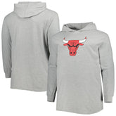 Fanatics - Chicago Bulls Big & Tall Pullover Hoodie - Heather Gray