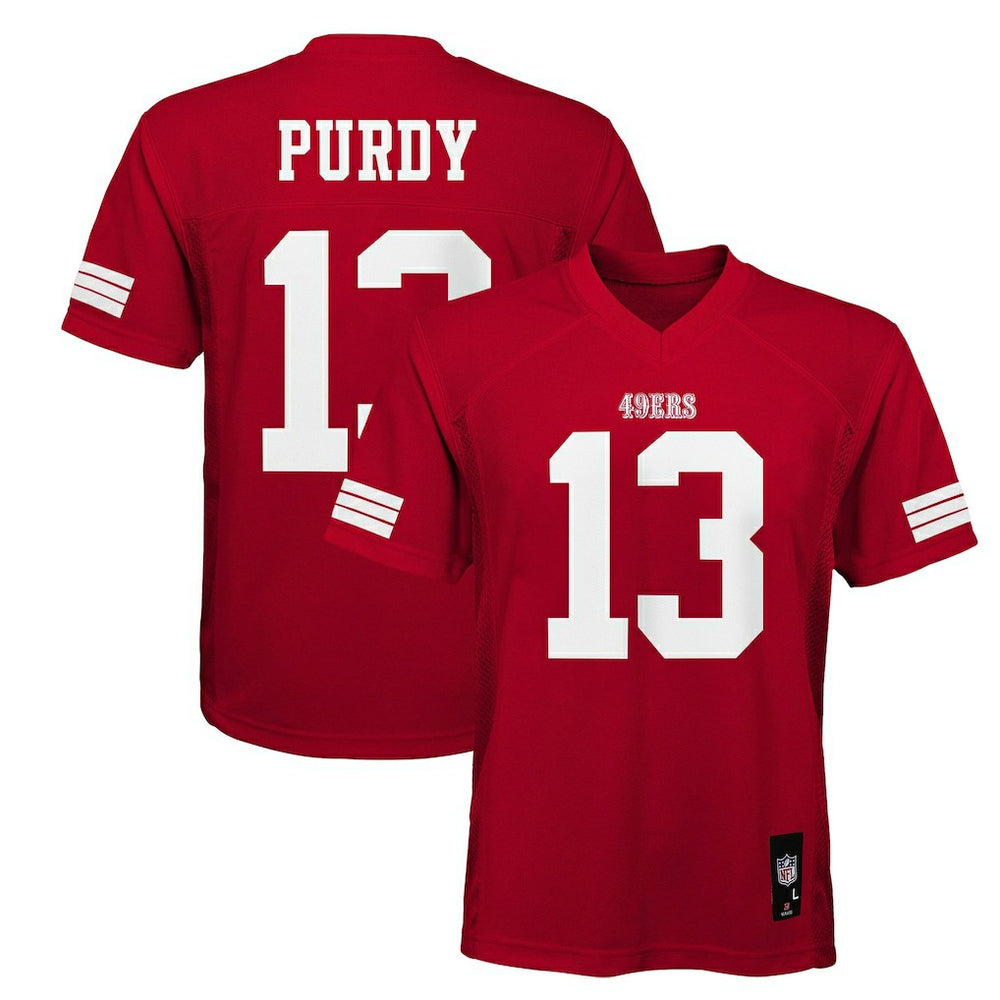 Brock Purdy San Francisco 49ers Youth Replica Player Jersey Scarlet - NFL