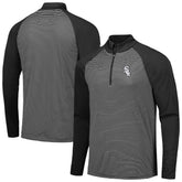 Chicago White Sox Levelwear Charter Striped Raglan Quarter-Zip Top discount