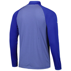 New York Mets Levelwear Charter Striped Raglan Quarter-Zip Top On Sale