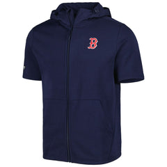Boston Red Sox Levelwear Recruit Full-Zip Short Sleeve Hoodie On Sale