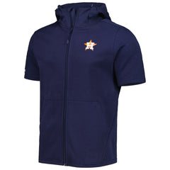 Houston Astros Levelwear Recruit Full-Zip Short Sleeve Hoodie On Sale